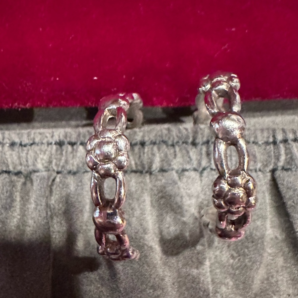 Sterling Silver Hoops